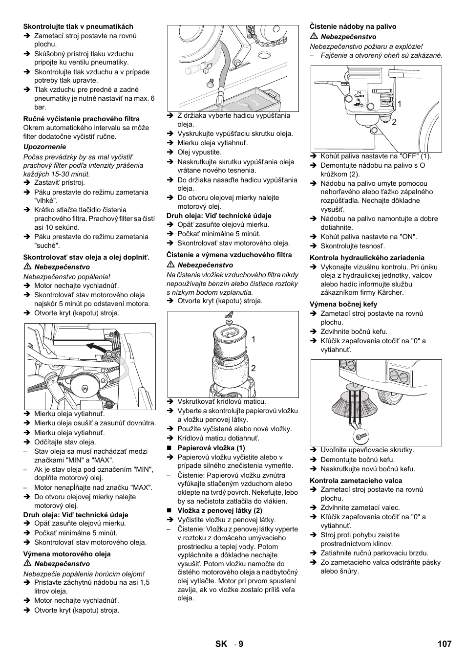 Karcher KMR 1250 Lpg User Manual | Page 107 / 144