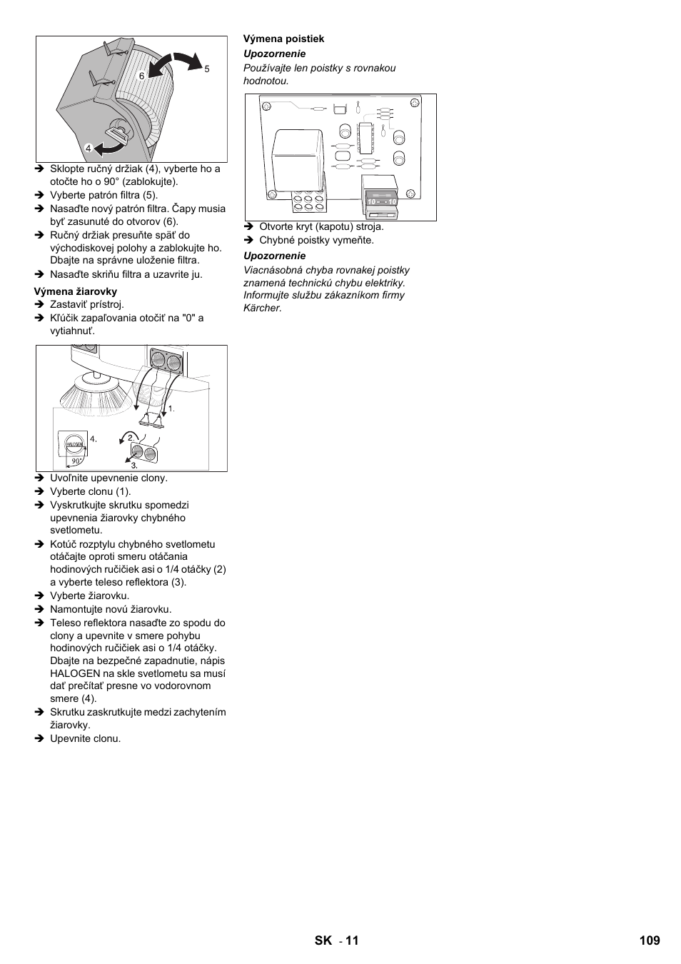 Karcher KMR 1250 Lpg User Manual | Page 109 / 144