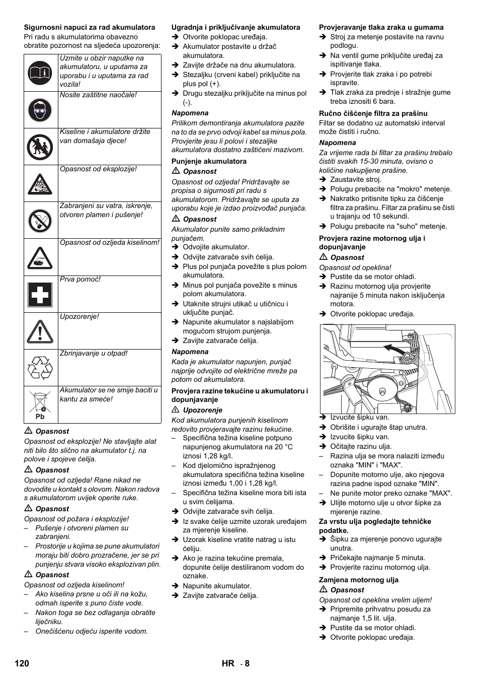 Karcher KMR 1250 Lpg User Manual | Page 120 / 144