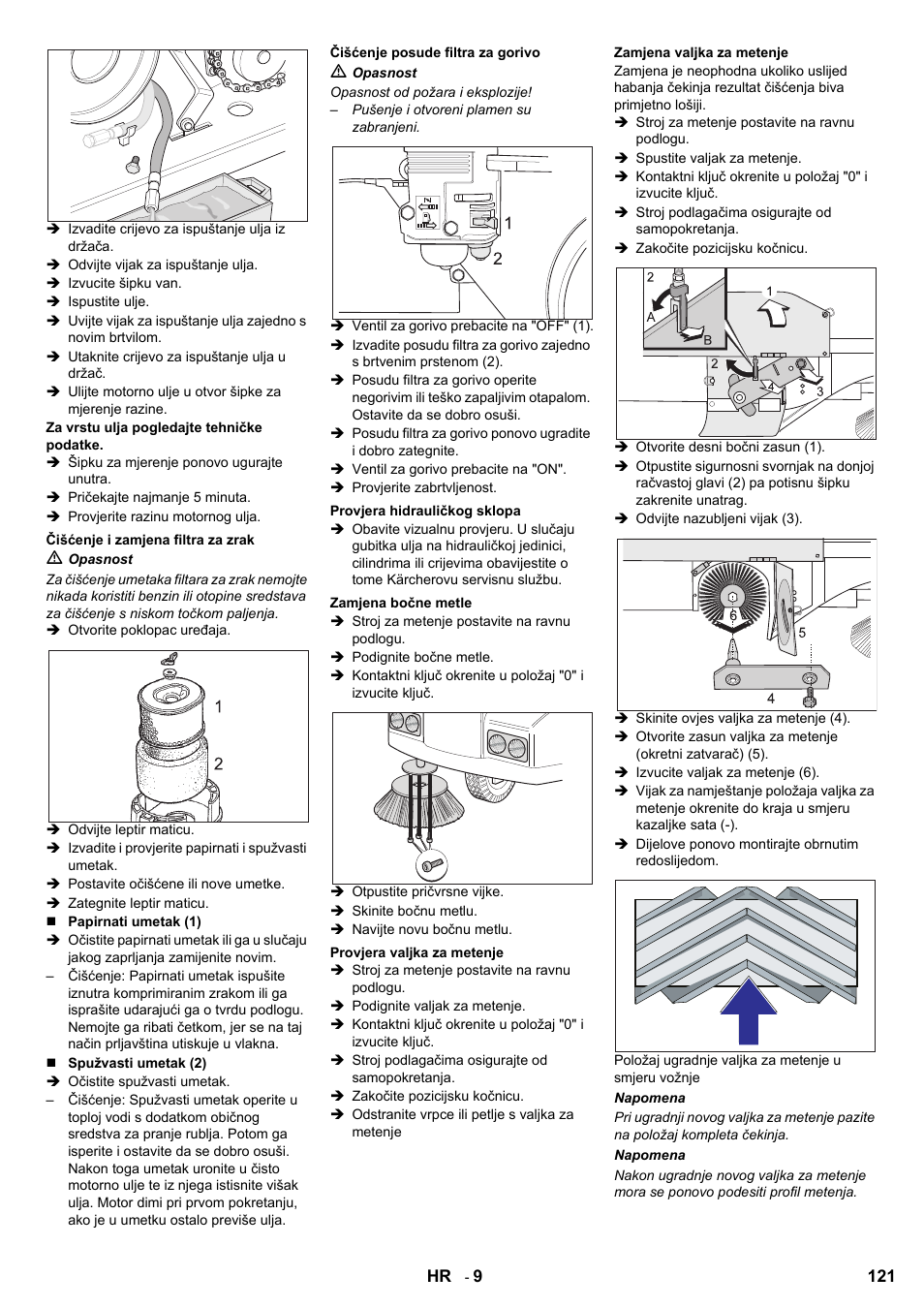 Karcher KMR 1250 Lpg User Manual | Page 121 / 144