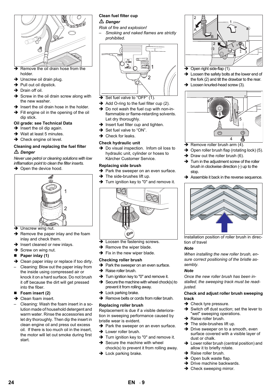 Karcher KMR 1250 Lpg User Manual | Page 24 / 144