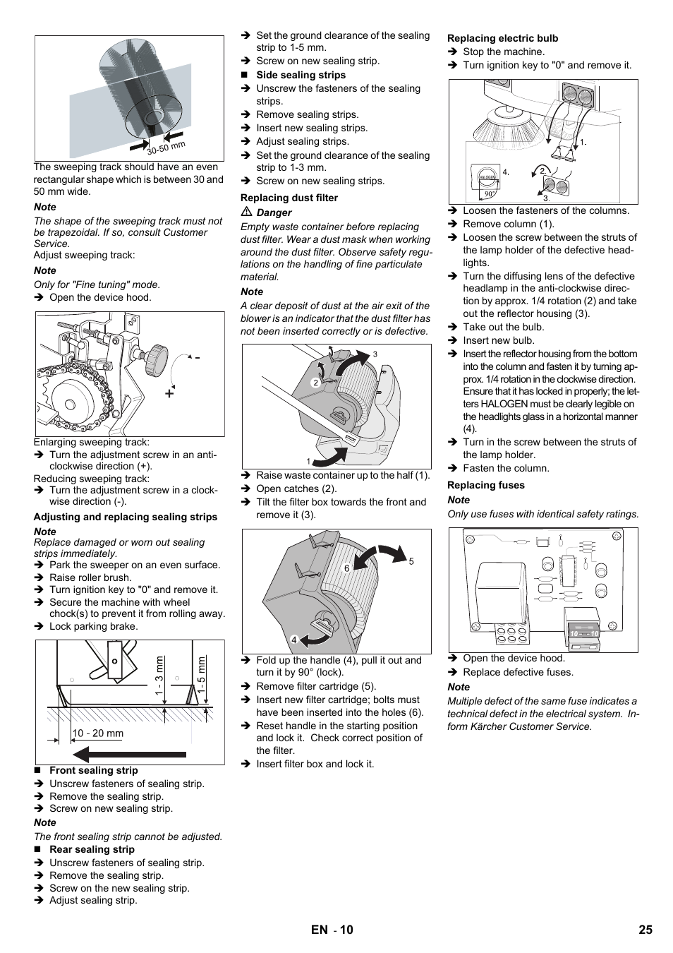 Karcher KMR 1250 Lpg User Manual | Page 25 / 144