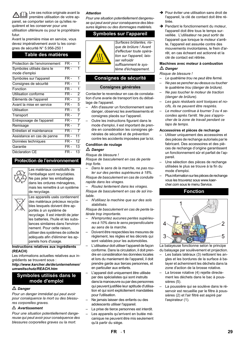 Karcher KMR 1250 Lpg User Manual | Page 29 / 144