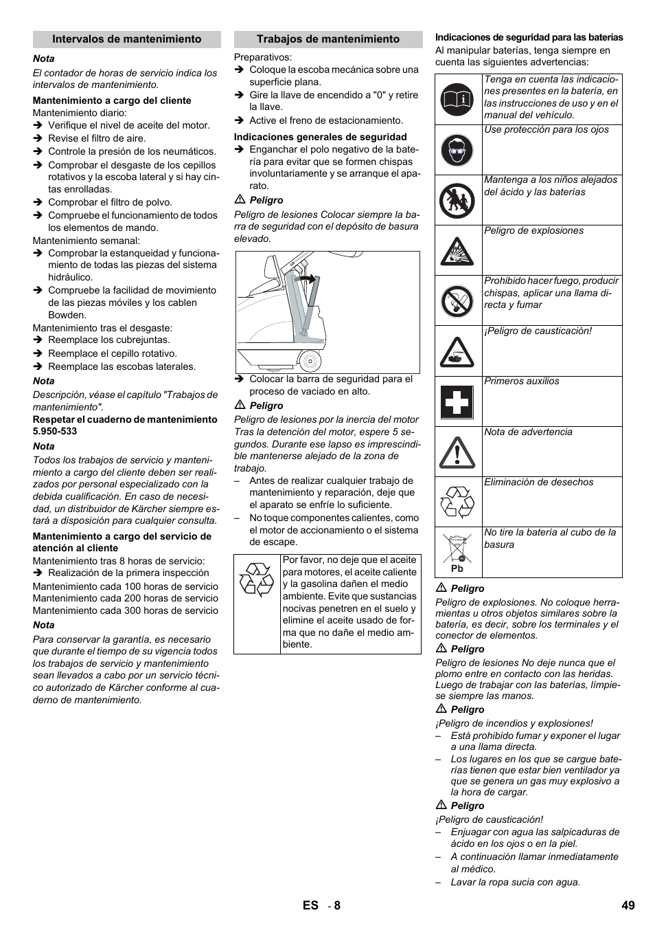 Karcher KMR 1250 Lpg User Manual | Page 49 / 144