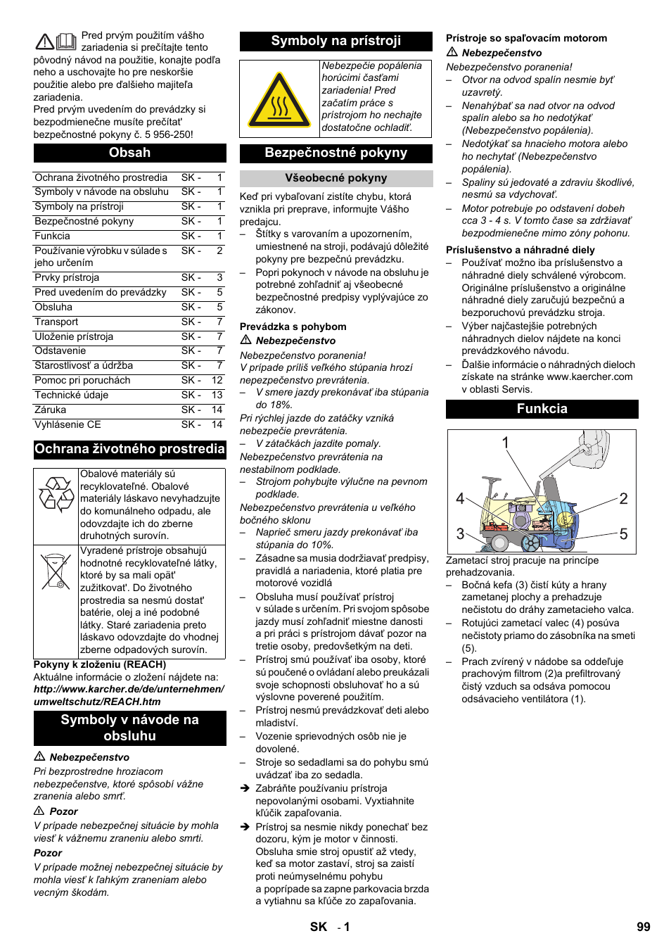 Karcher KMR 1250 Lpg User Manual | Page 99 / 144