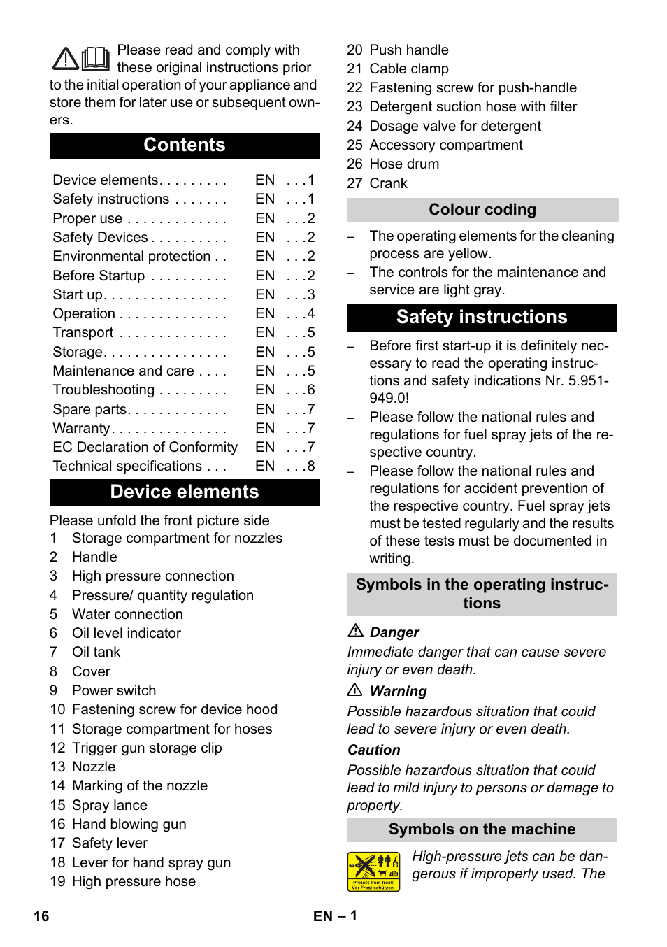 Karcher Xpert HD 7140 X User Manual | Page 16 / 276