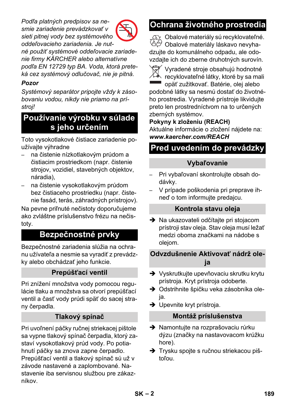 Karcher Xpert HD 7140 X User Manual | Page 189 / 276