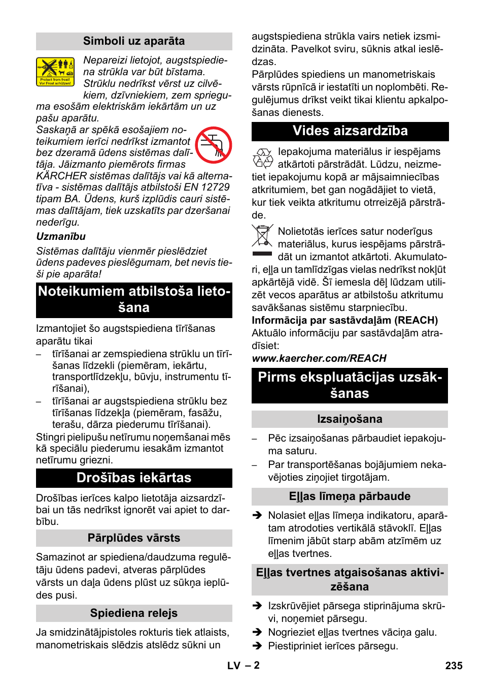 Karcher Xpert HD 7140 X User Manual | Page 235 / 276