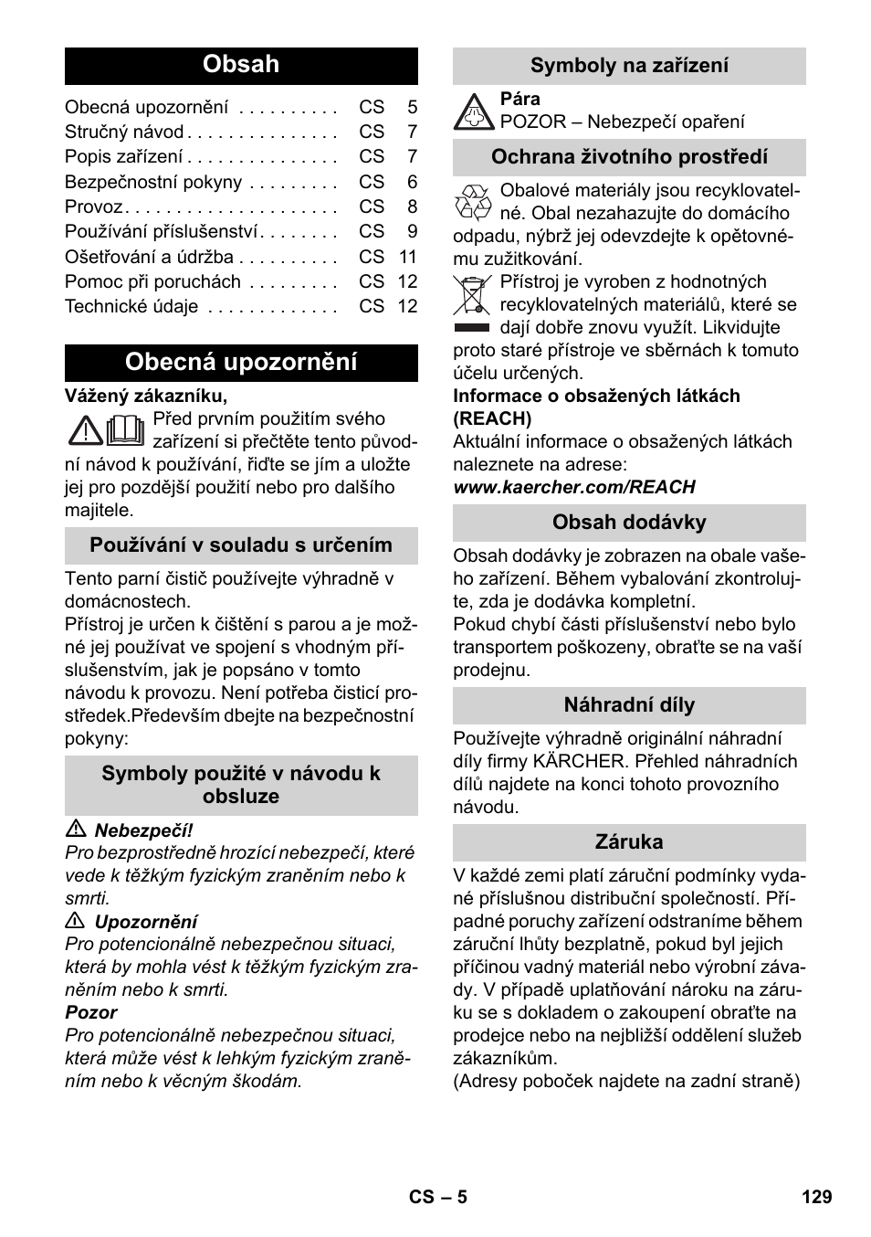 Karcher SC 3-000 User Manual | Page 129 / 246