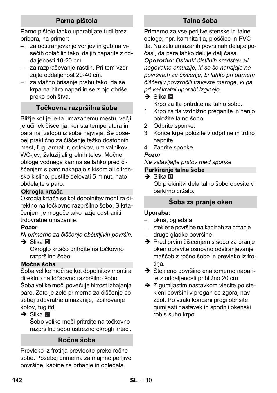 Karcher SC 3-000 User Manual | Page 142 / 246