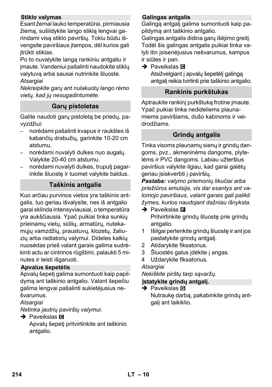 Karcher SC 3-000 User Manual | Page 214 / 246