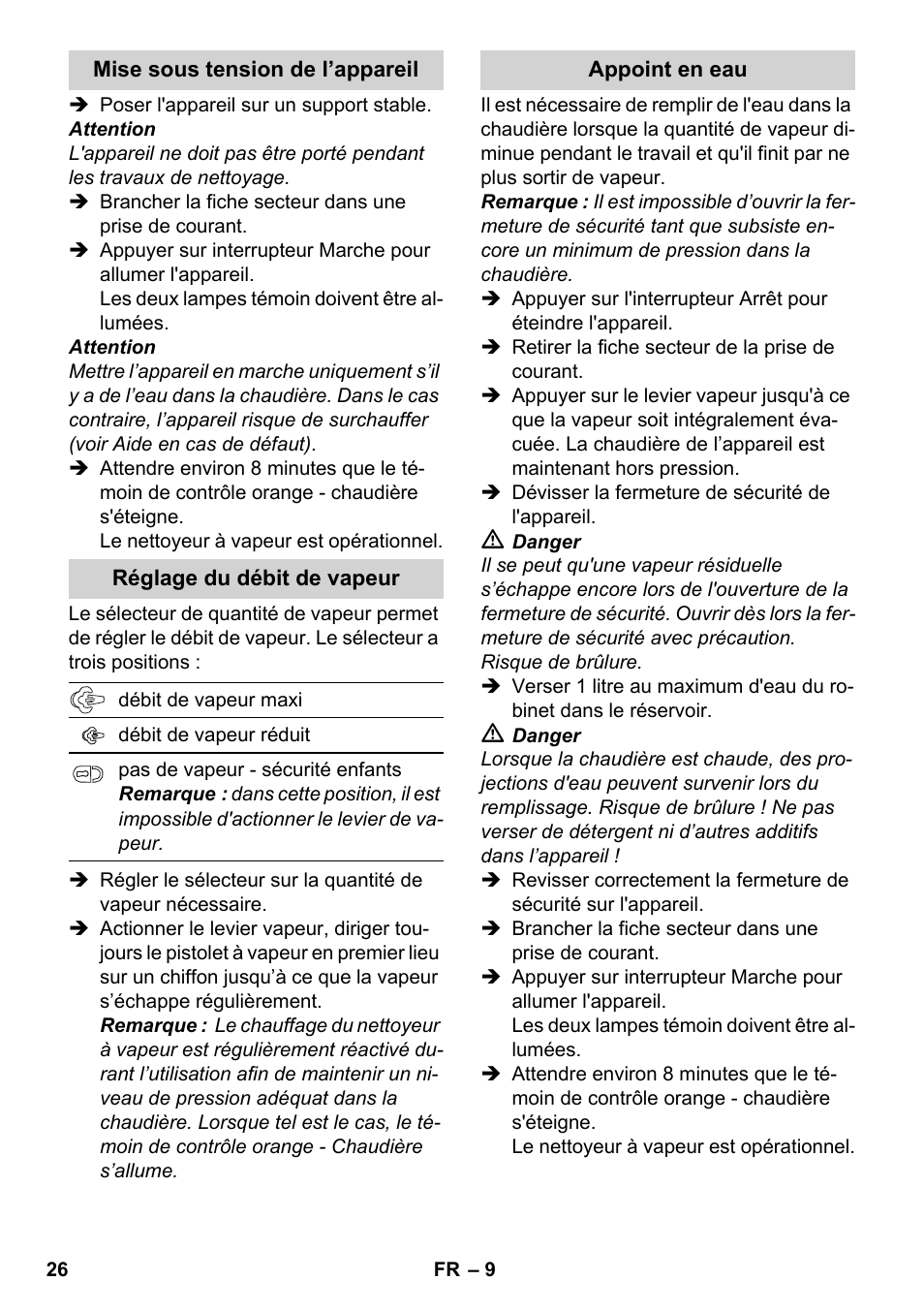 Karcher SC 3-000 User Manual | Page 26 / 246