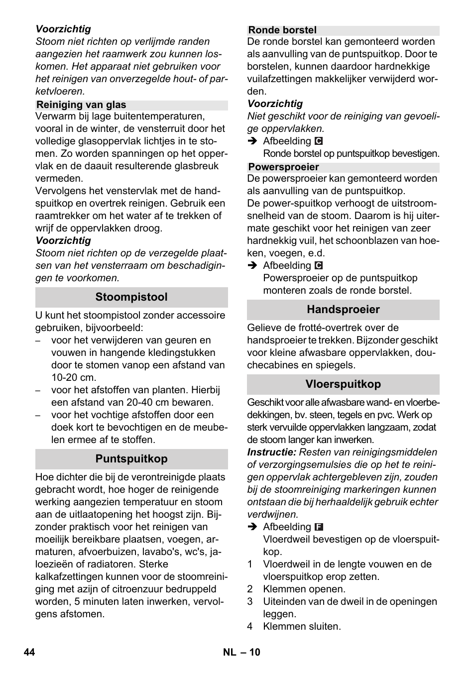 Karcher SC 3-000 User Manual | Page 44 / 246