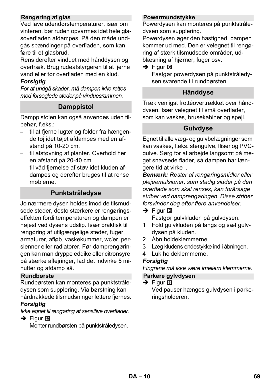 Karcher SC 3-000 User Manual | Page 69 / 246