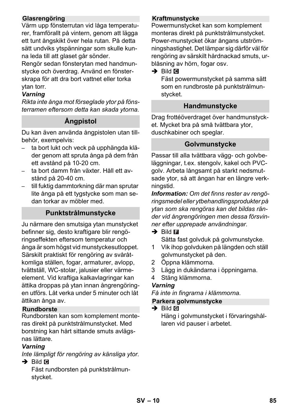 Karcher SC 3-000 User Manual | Page 85 / 246