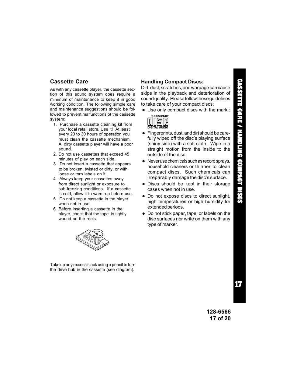 Audiovox Rampage ACD95 User Manual | Page 17 / 20
