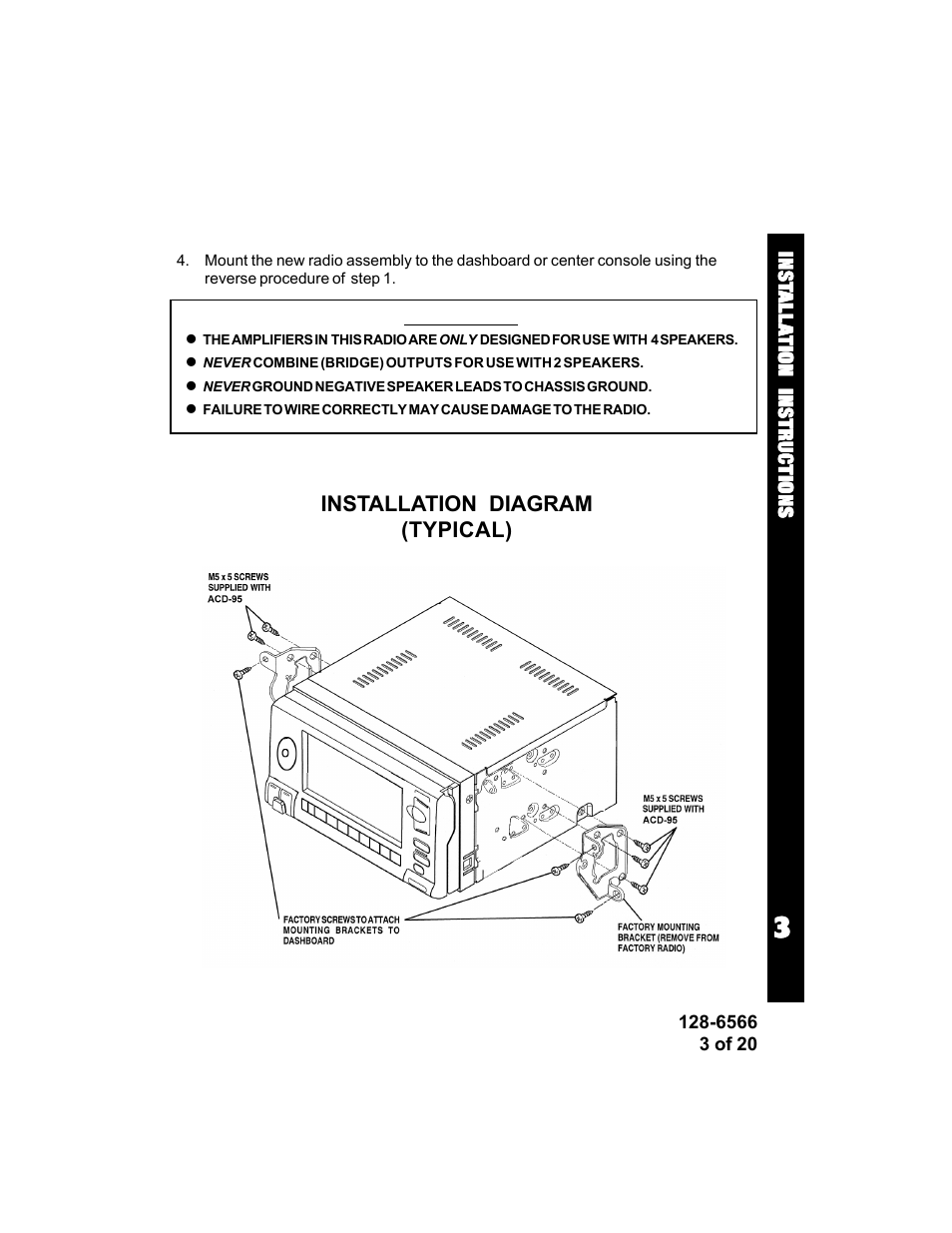 Audiovox Rampage ACD95 User Manual | Page 3 / 20