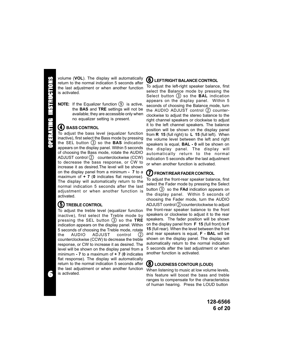 Audiovox Rampage ACD95 User Manual | Page 6 / 20