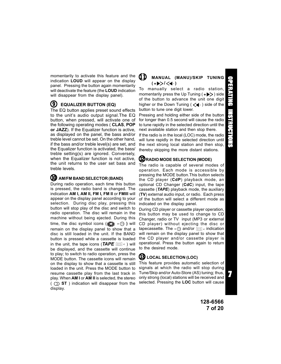 Audiovox Rampage ACD95 User Manual | Page 7 / 20