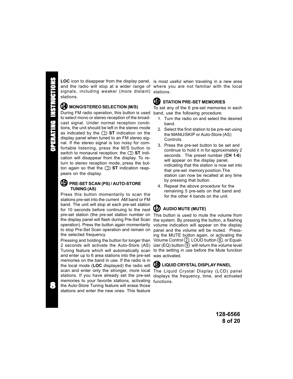 Audiovox Rampage ACD95 User Manual | Page 8 / 20