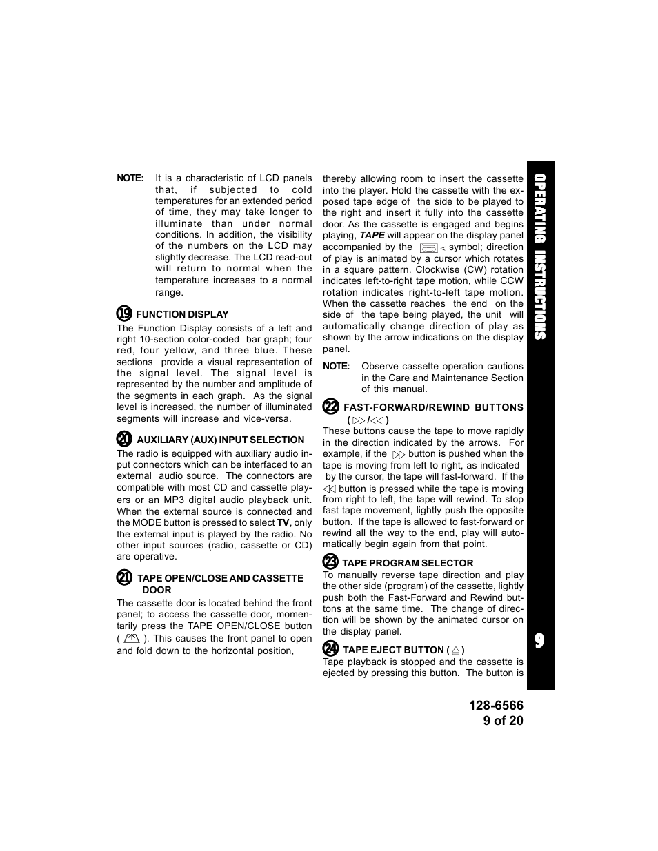 Audiovox Rampage ACD95 User Manual | Page 9 / 20