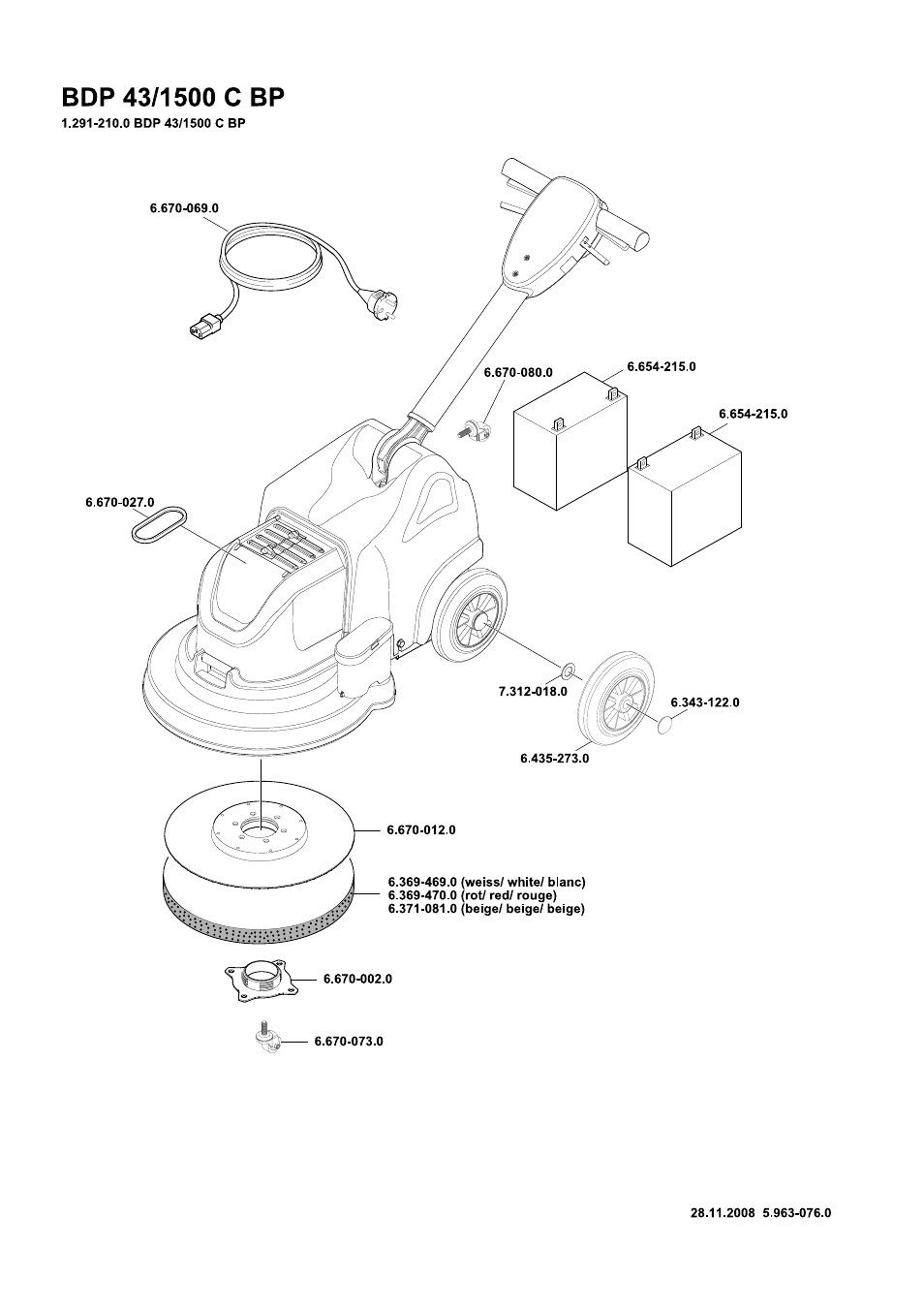 Karcher BDP 43-1500 C Bp User Manual | Page 129 / 132