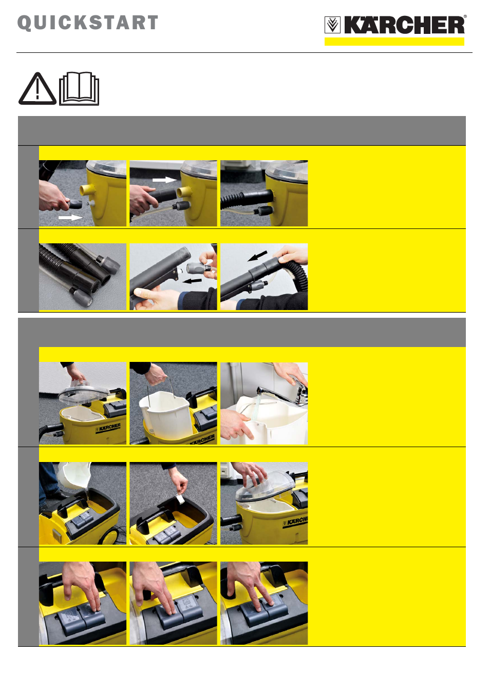 Karcher Puzzi 200 User Manual | 2 pages