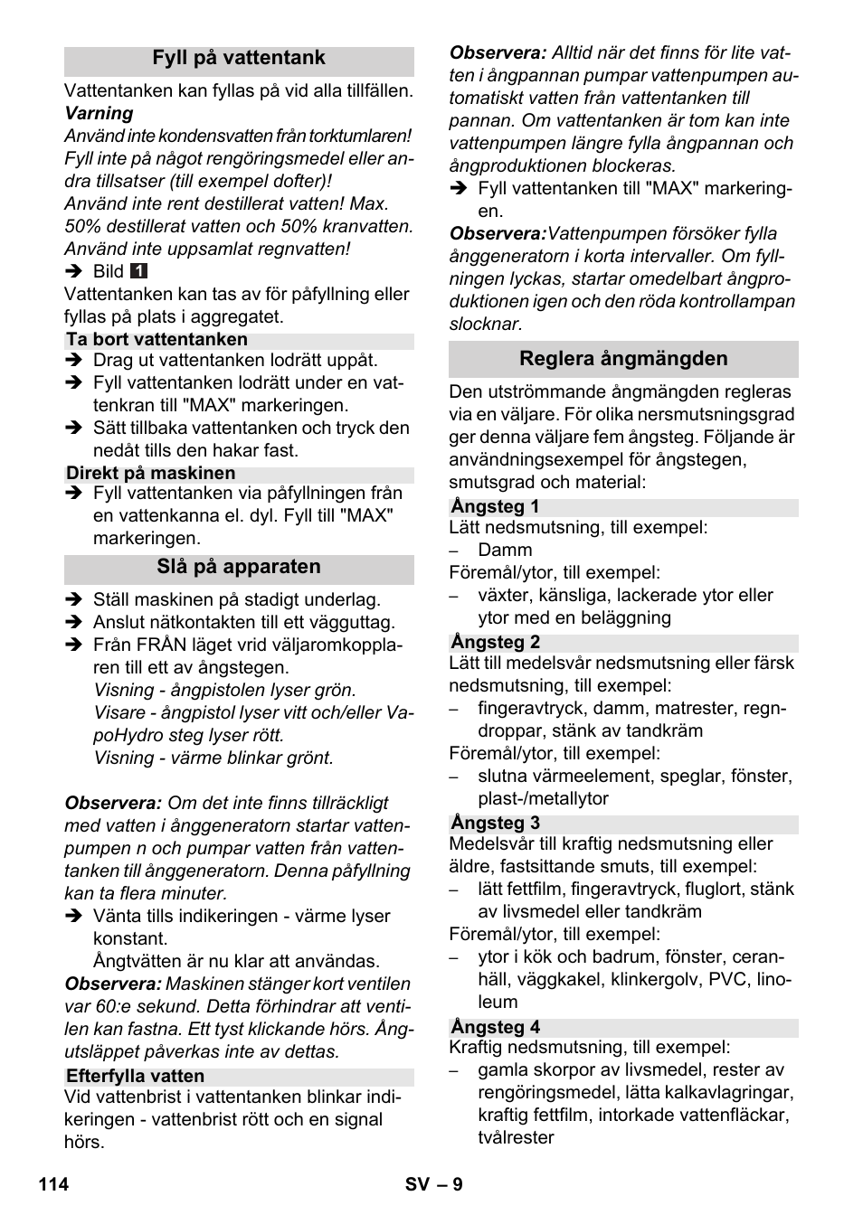 Karcher SC 6-800 C User Manual | Page 114 / 342