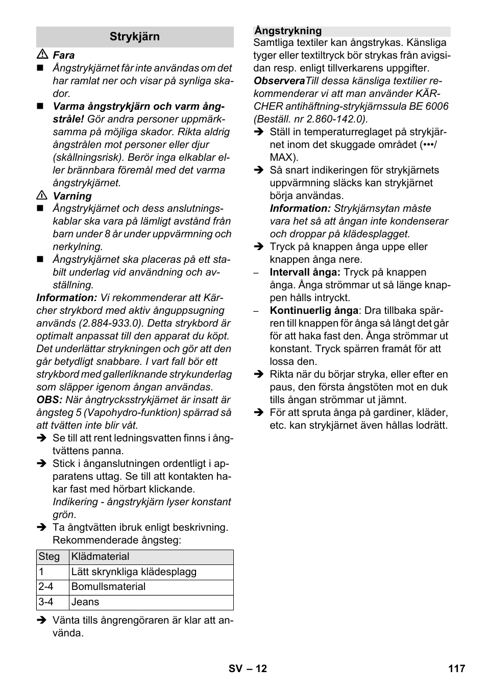 Karcher SC 6-800 C User Manual | Page 117 / 342