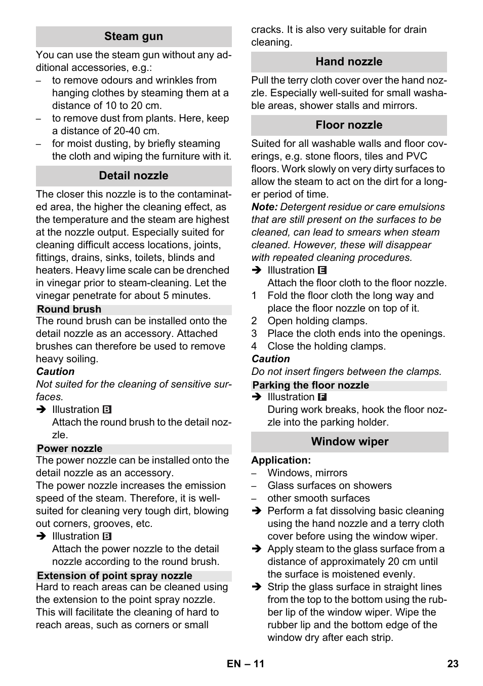 Karcher SC 6-800 C User Manual | Page 23 / 342