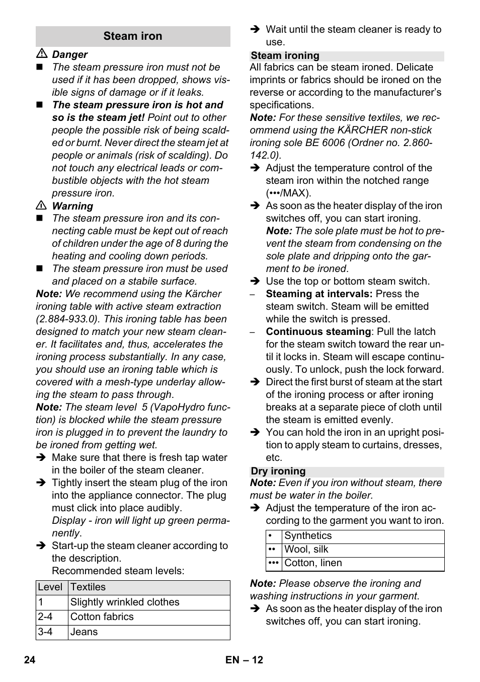 Karcher SC 6-800 C User Manual | Page 24 / 342