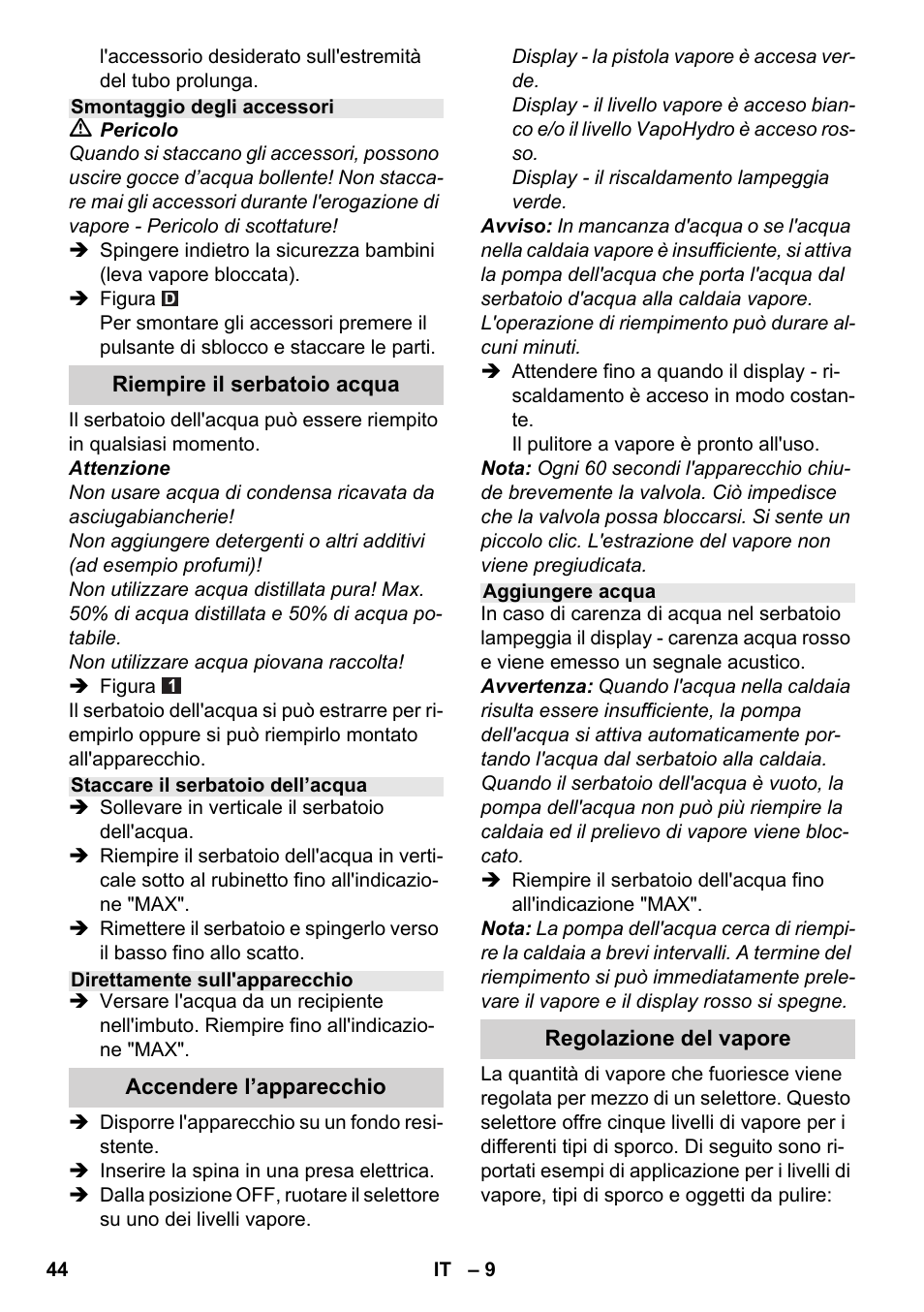 Karcher SC 6-800 C User Manual | Page 44 / 342