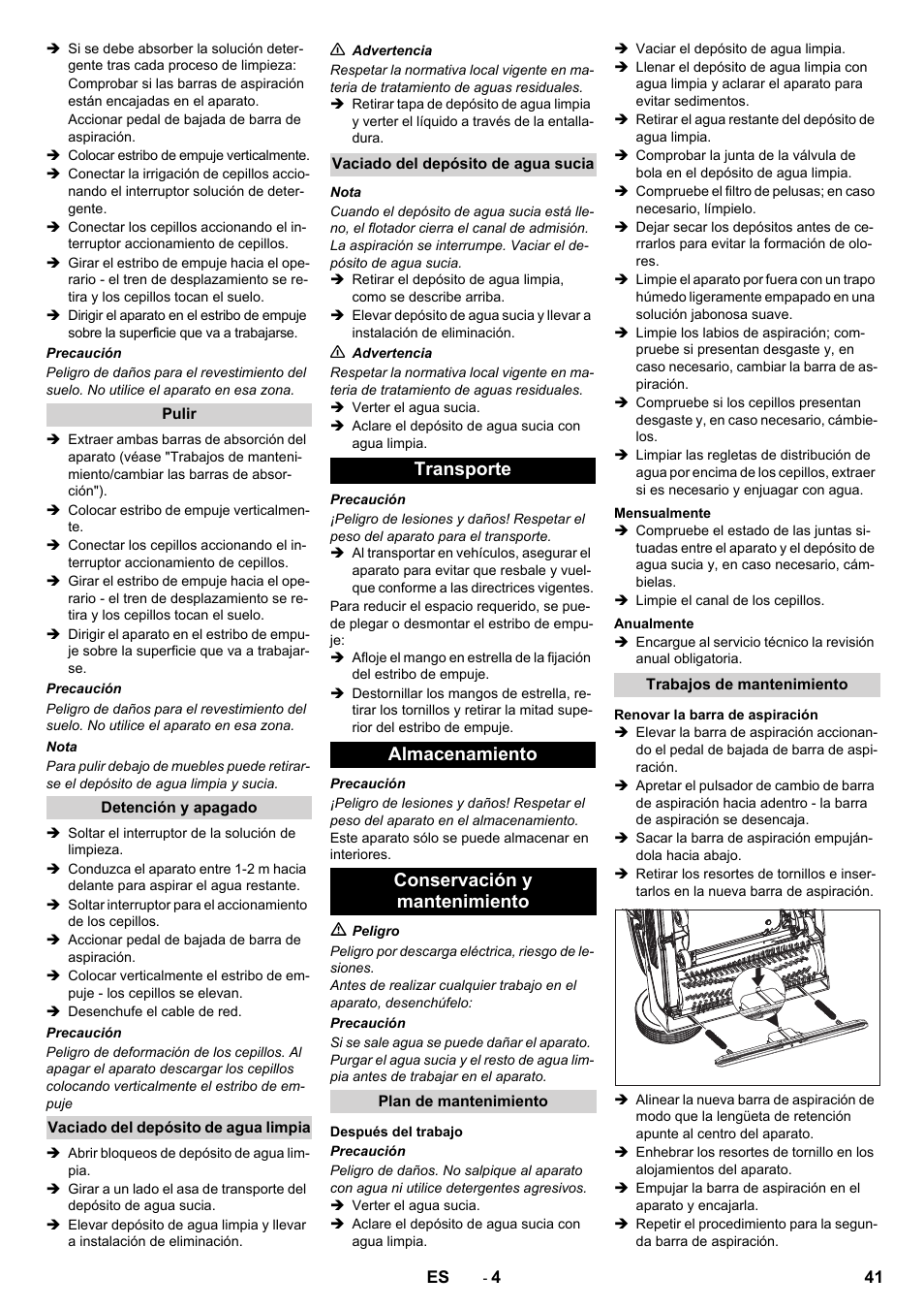 Karcher BR 40-10 C Adv + MF User Manual | Page 41 / 196