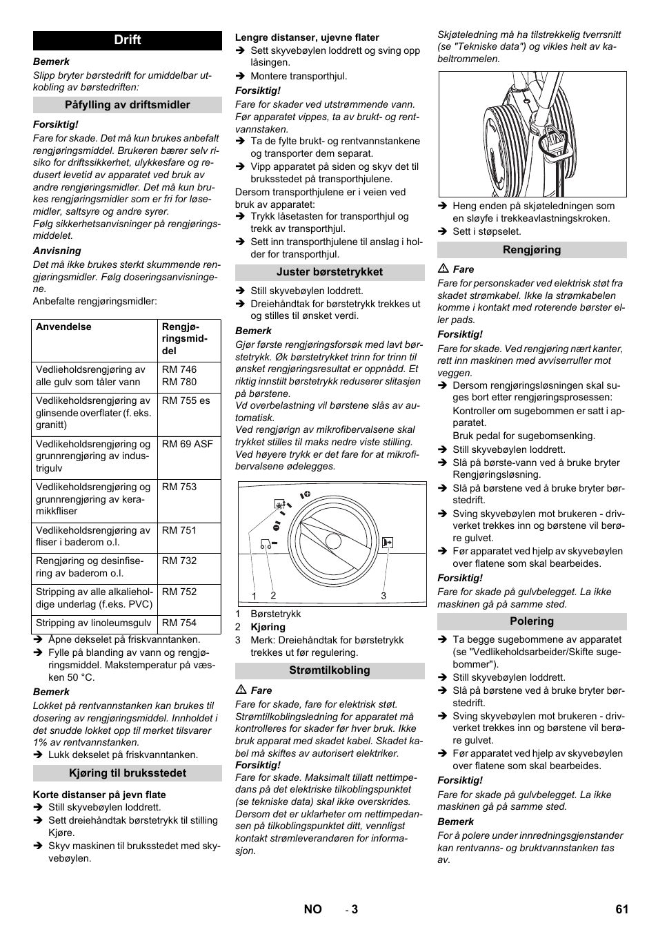 Drift | Karcher BR 40-10 C Adv + MF User Manual | Page 61 / 196