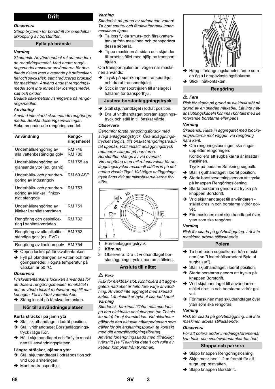 Drift | Karcher BR 40-10 C Adv + MF User Manual | Page 68 / 196