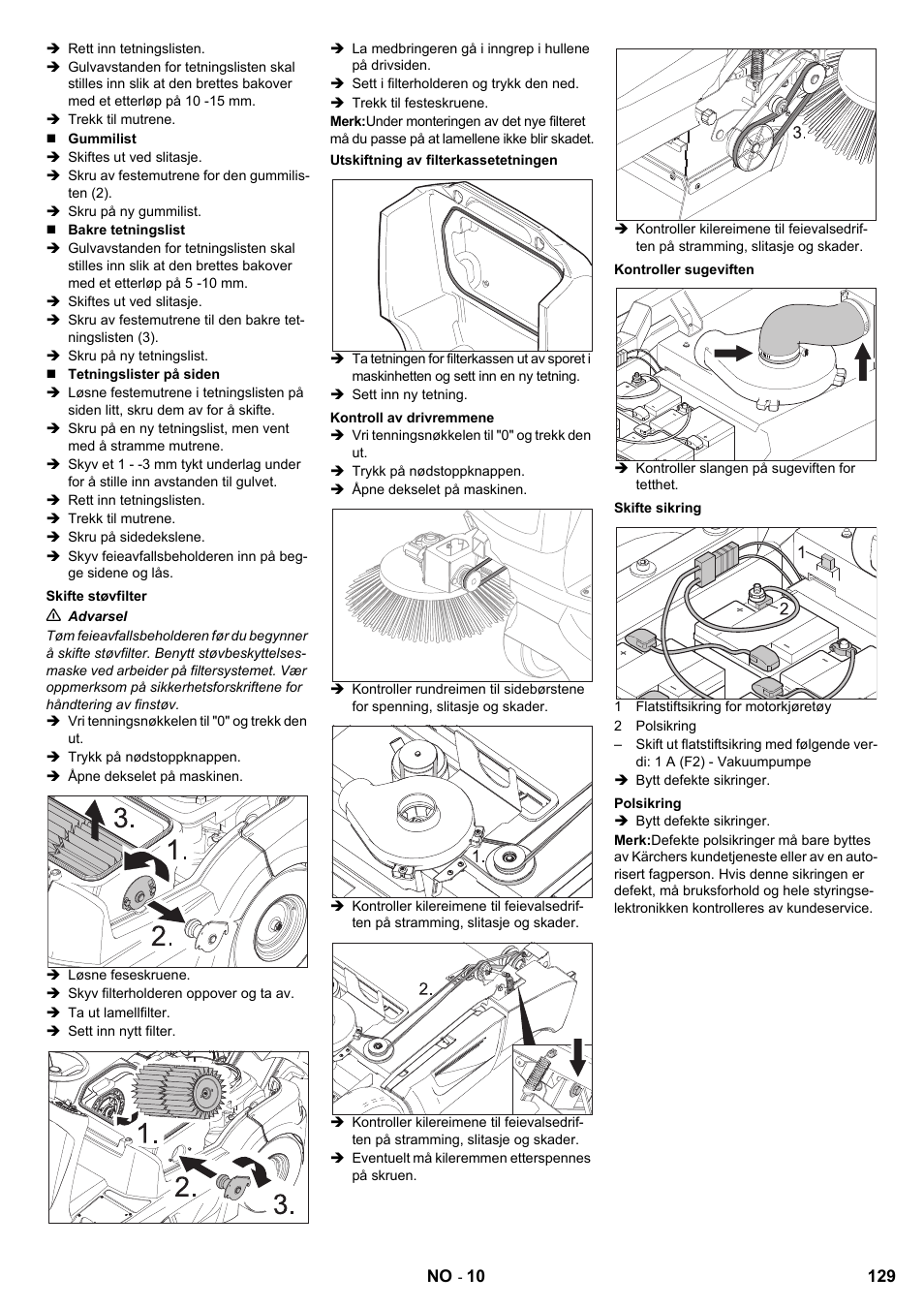 Karcher KM 90-60 R Bp User Manual | Page 129 / 408