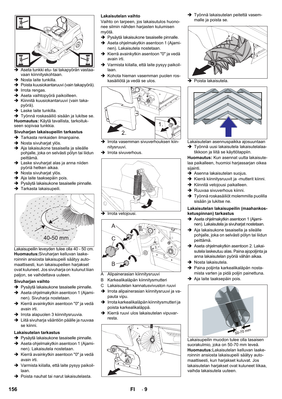 Karcher KM 90-60 R Bp User Manual | Page 156 / 408