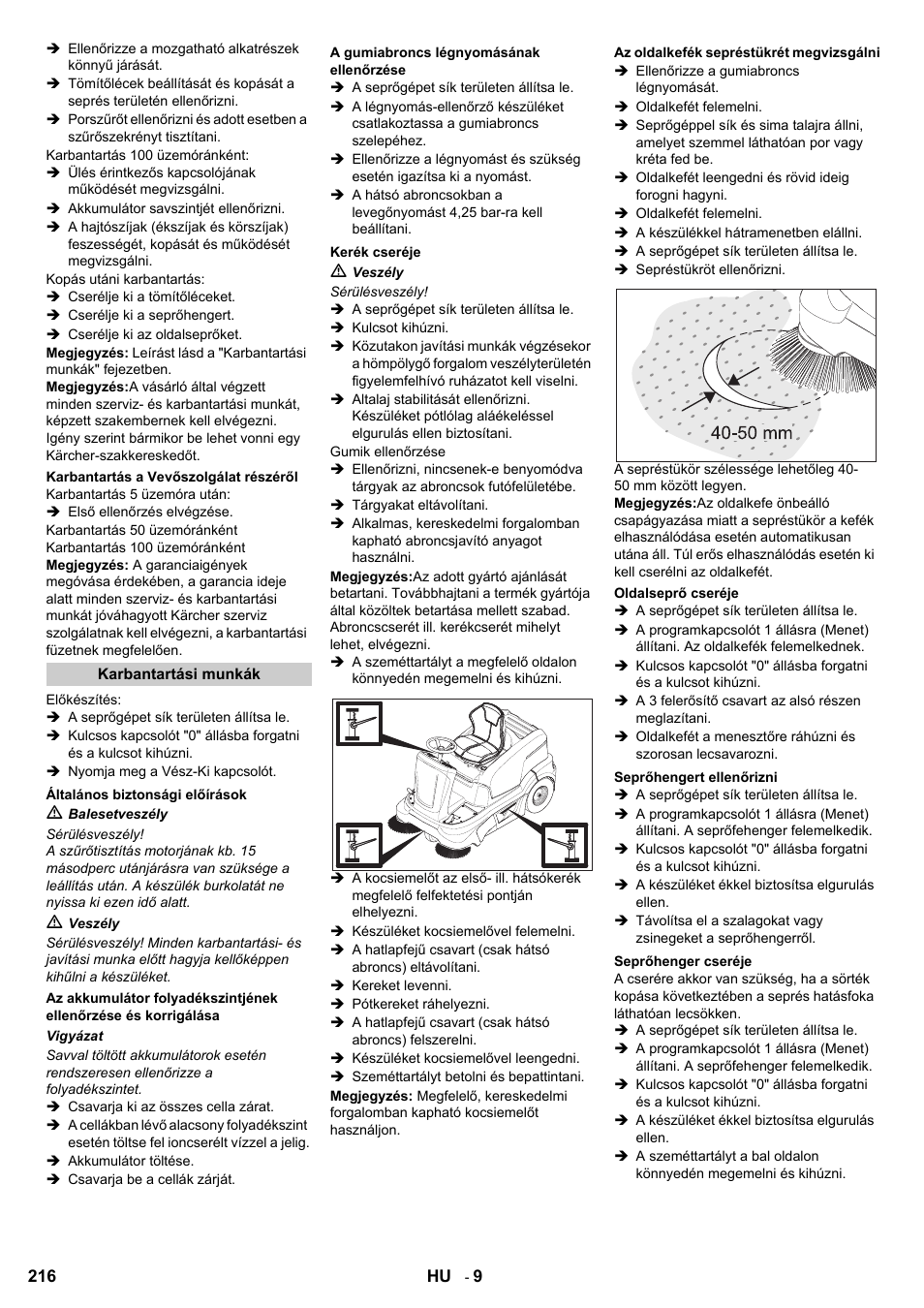 Karcher KM 90-60 R Bp User Manual | Page 216 / 408