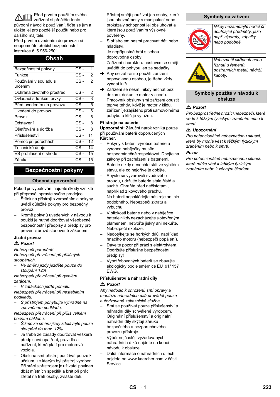 Karcher KM 90-60 R Bp User Manual | Page 223 / 408