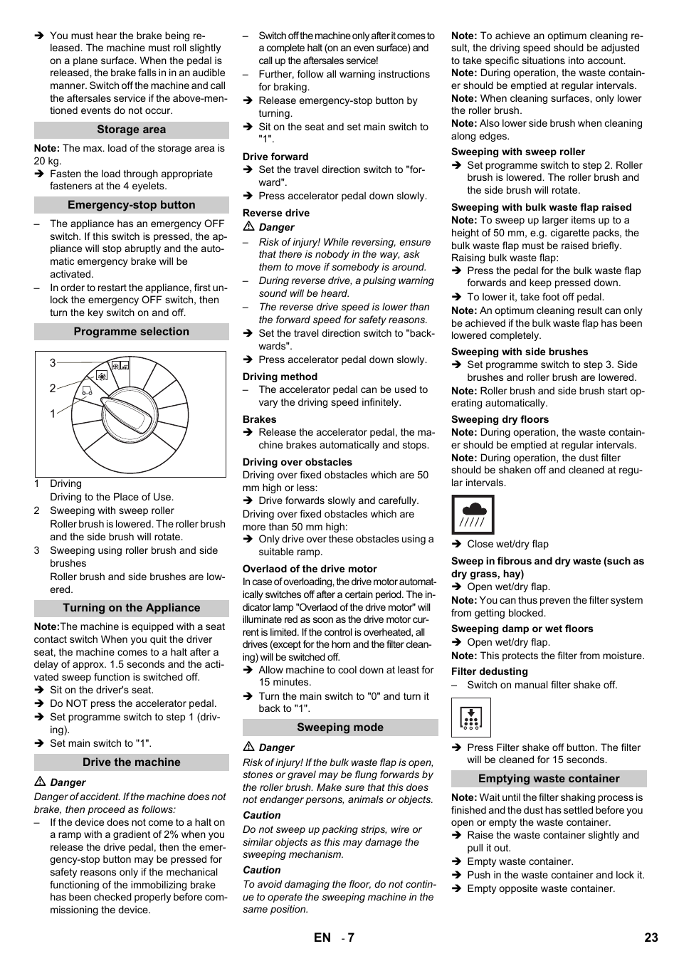 Karcher KM 90-60 R Bp User Manual | Page 23 / 408