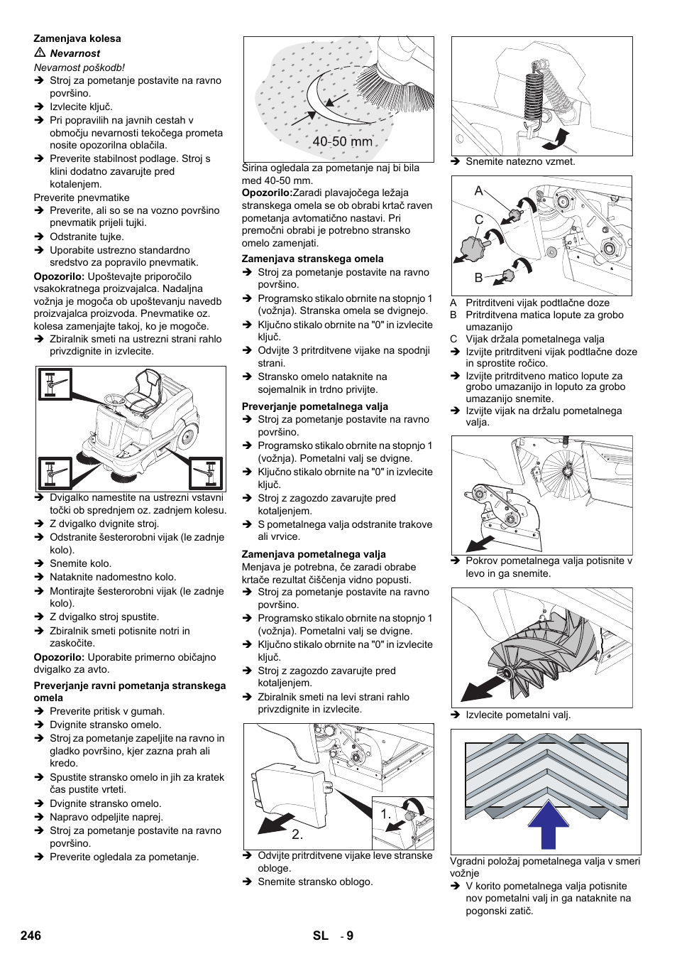 Karcher KM 90-60 R Bp User Manual | Page 246 / 408