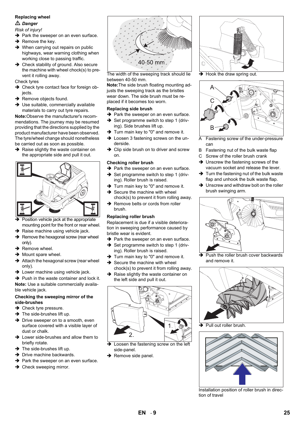 Karcher KM 90-60 R Bp User Manual | Page 25 / 408