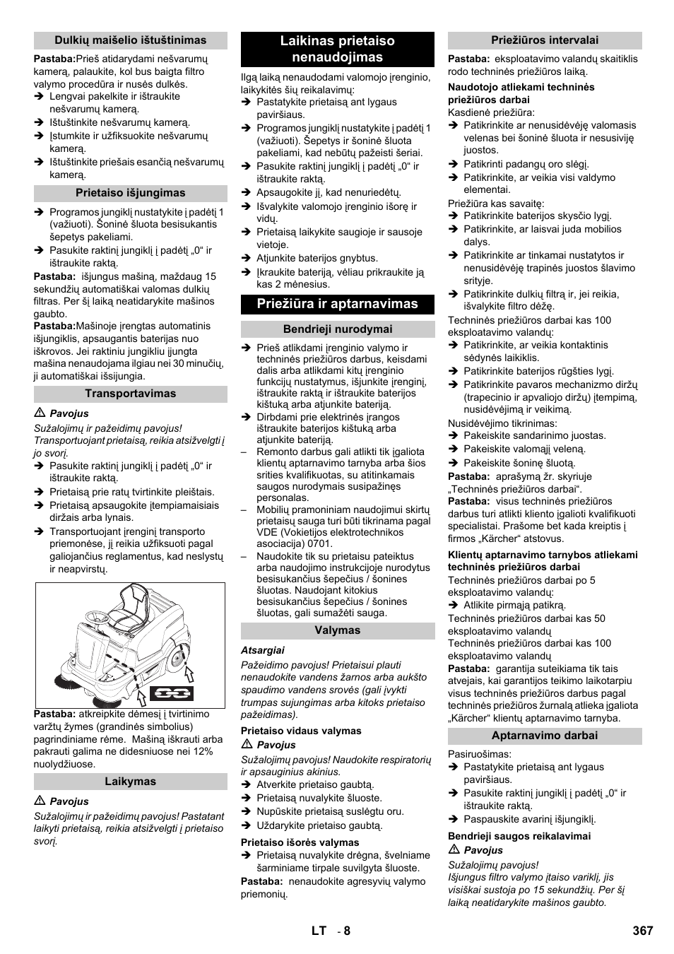 Karcher KM 90-60 R Bp User Manual | Page 367 / 408