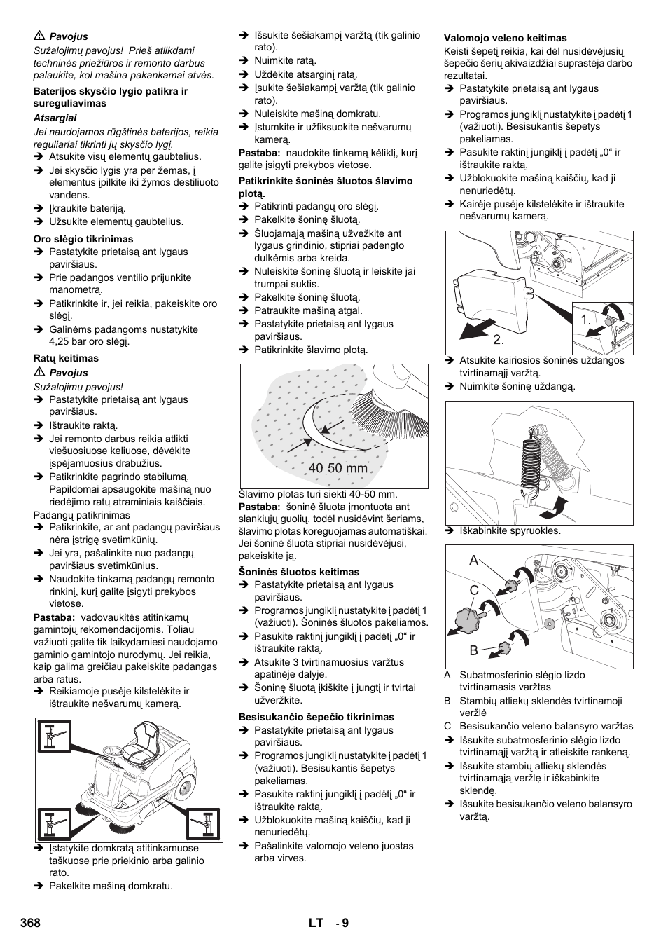 Karcher KM 90-60 R Bp User Manual | Page 368 / 408