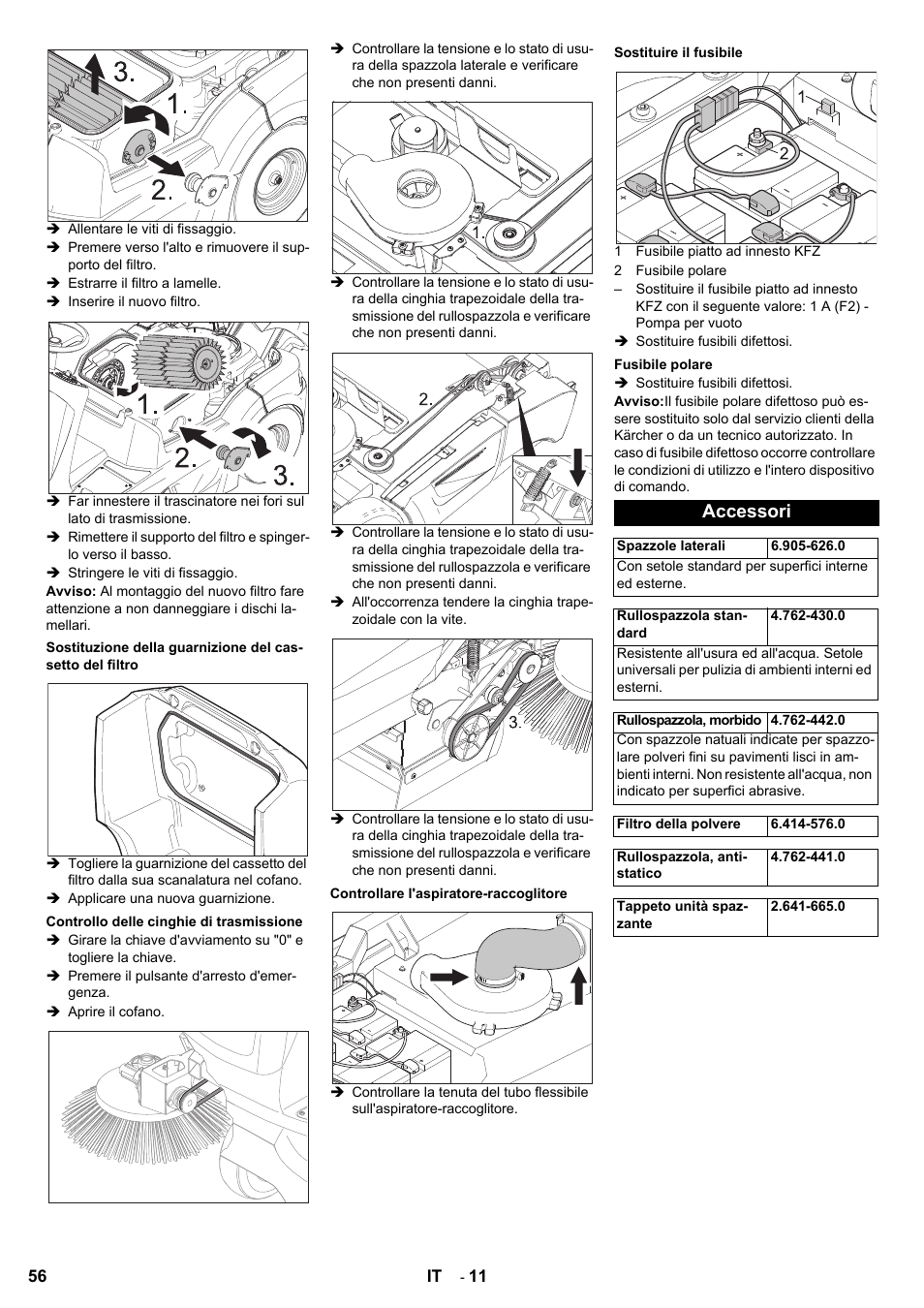 Accessori | Karcher KM 90-60 R Bp User Manual | Page 56 / 408