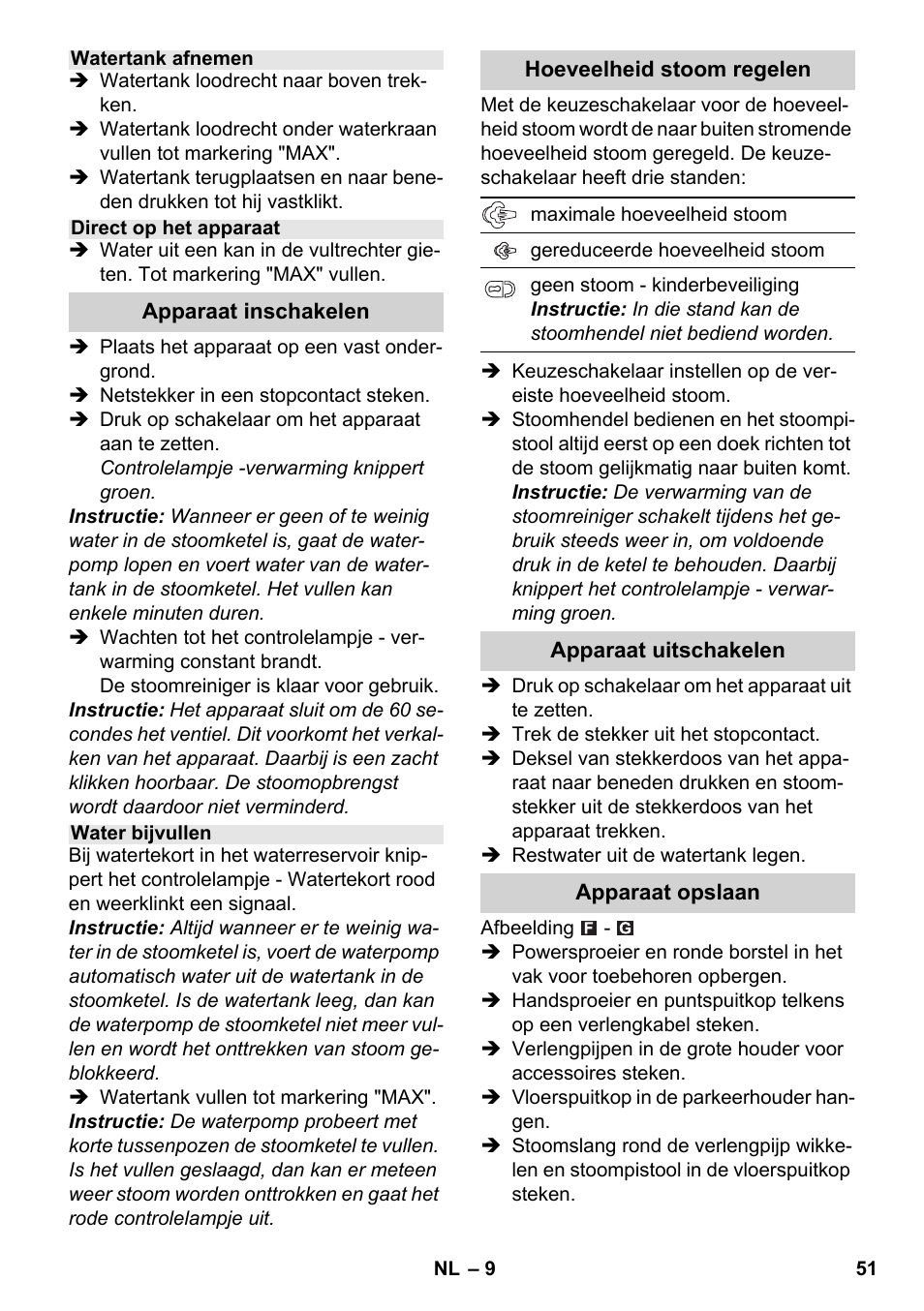 Karcher SC 4-100 C User Manual | Page 51 / 314