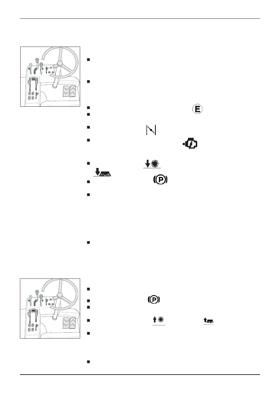 User instructions, Starting the sweeper | Karcher KMR 1250 Lpg User Manual | Page 34 / 160