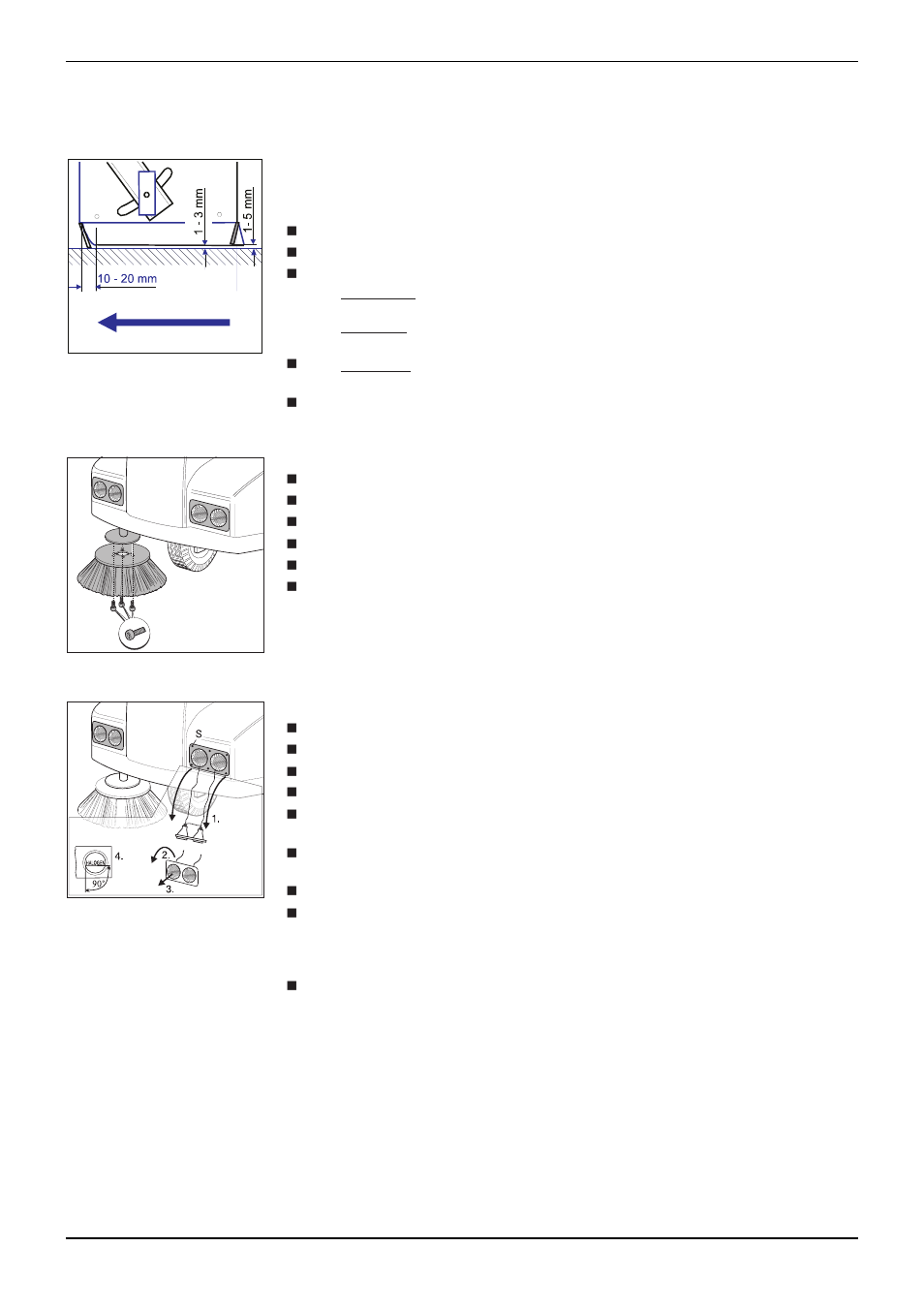 User instructions, Replacing the sealing skirts | Karcher KMR 1250 Lpg User Manual | Page 42 / 160