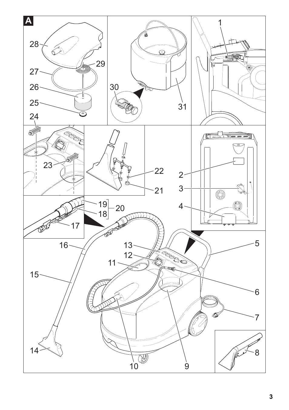 Karcher Puzzi 400 K User Manual | Page 3 / 192