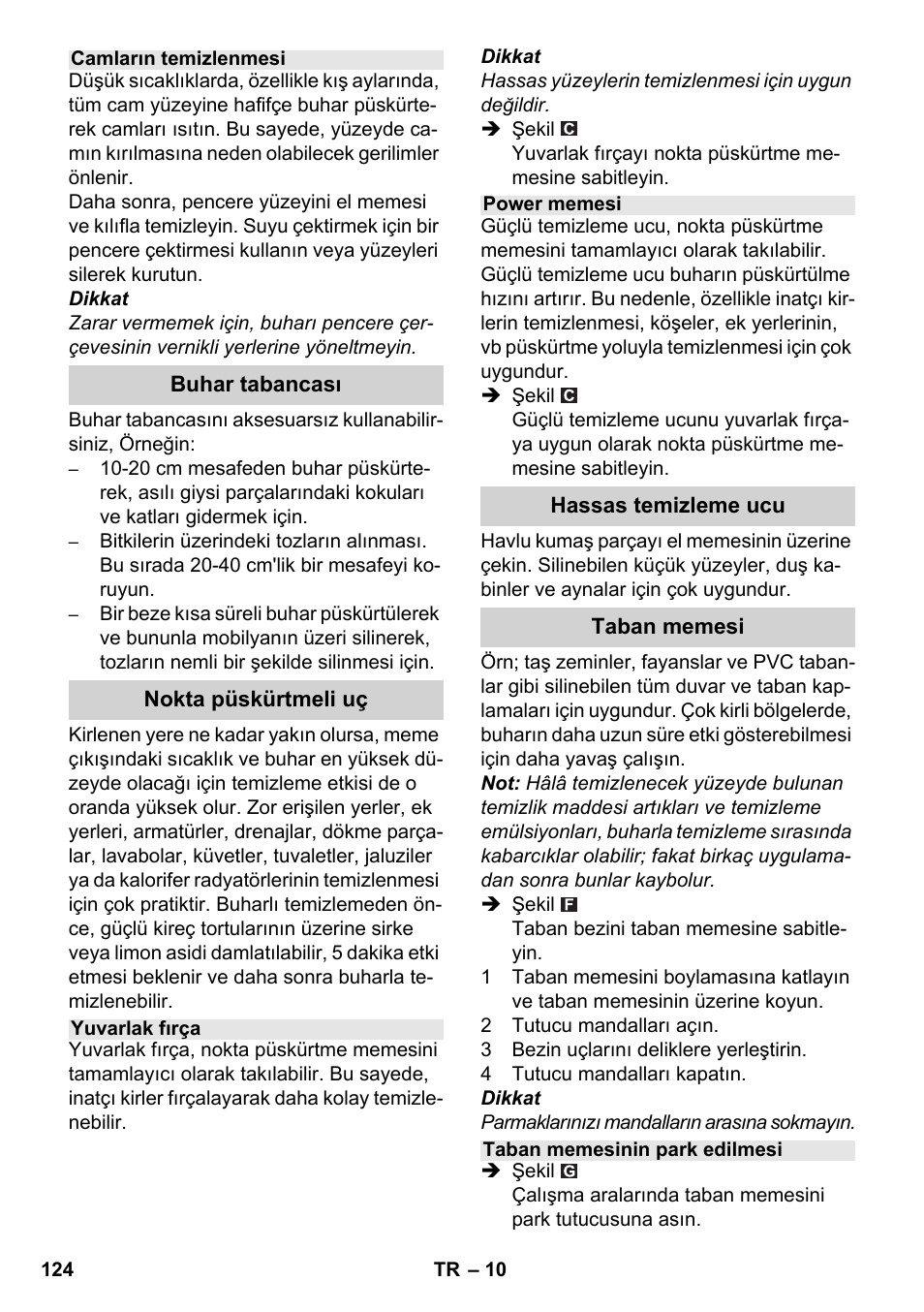 Karcher SC 3-100 B User Manual | Page 124 / 278